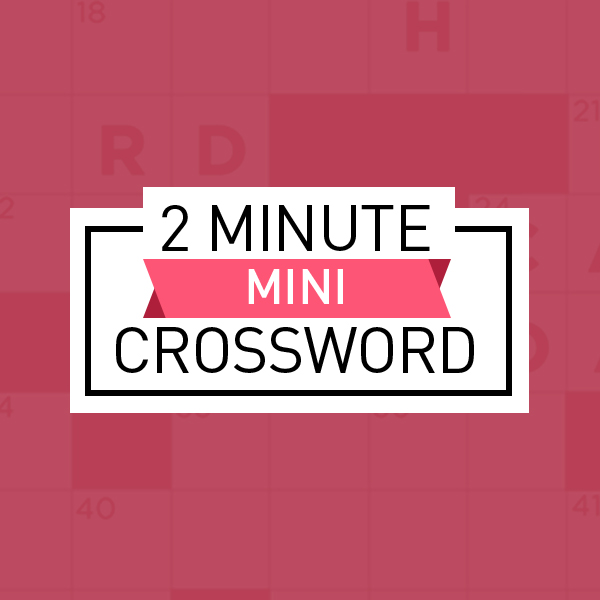 Two Minute Mini Crossword Free Online Game MeTV